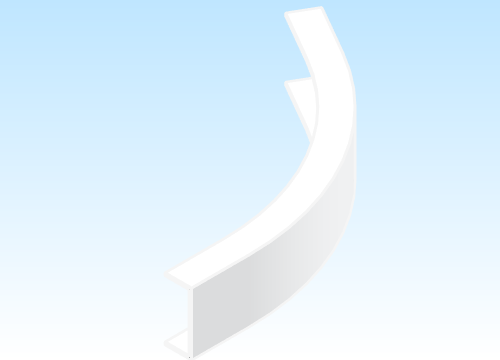 Cable Tray Aluminum Channel Tray Vertical Inside Bend