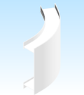 Cable Tray Aluminum H Style Vertical Outside Bend