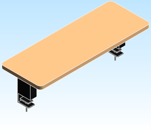 Accessories  Jarvis Desk Shelf Bamboo
