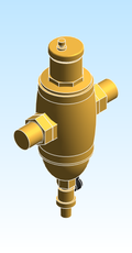 Air Dirt Separator DISCALDIRT  Brass 546
