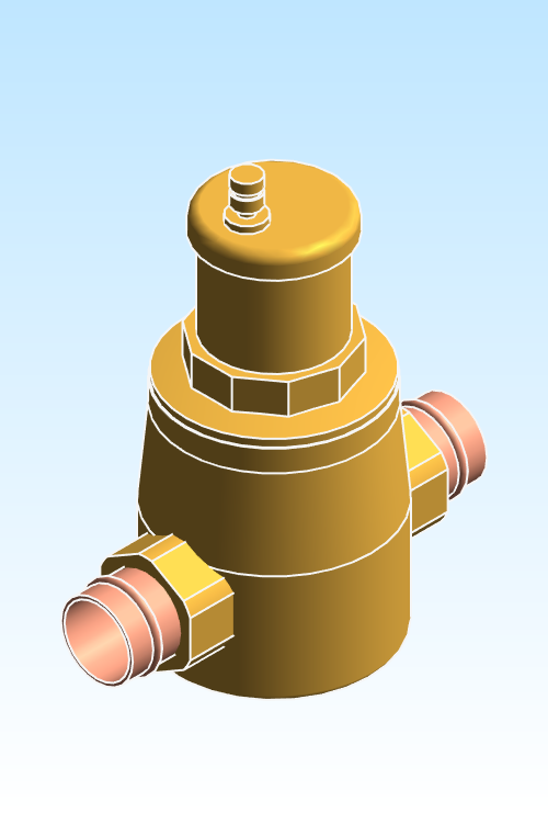 Air Separator DISCAL  Brass 551