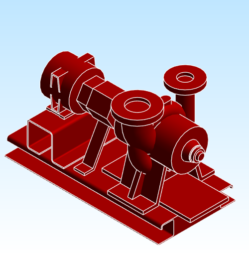 BG VSX Double Suction Split Case Pump VSC 4x6