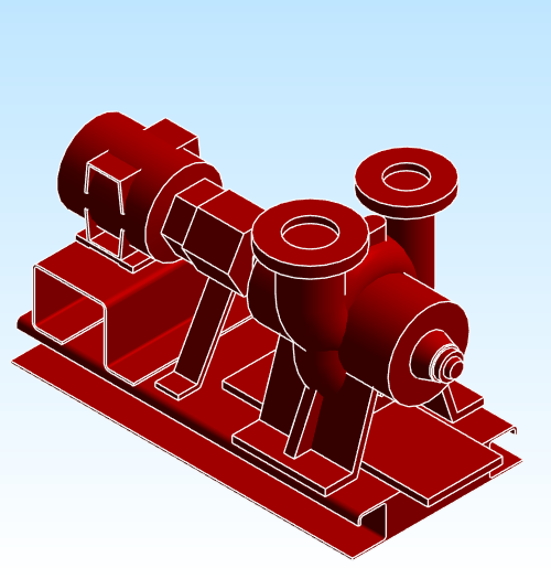 BG VSX Double Suction Split Case Pump VSC 5x6