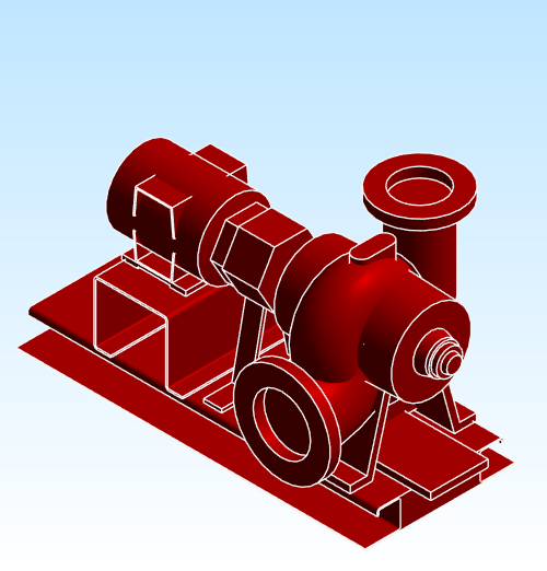 BG VSX Double Suction Split Case Pump VSCS 10x12