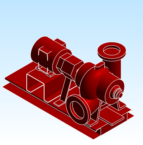BG VSX Double Suction Split Case Pump VSCS 12x14