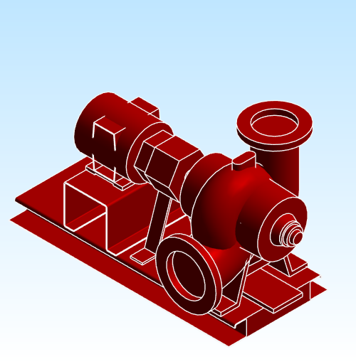 BG VSX Double Suction Split Case Pump VSCS 14x16