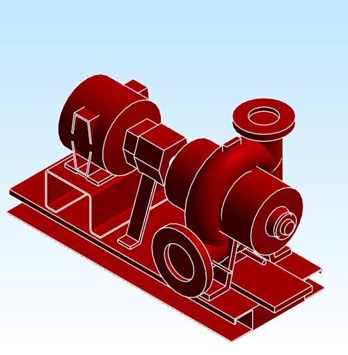 BG VSX Double Suction Split Case Pump VSCS 6x8