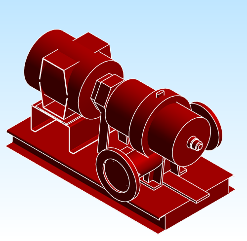 BG VSX Double Suction Split Case Pump VSH 16x18