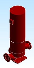BG In Line Mounted Pump Series e 80SCXL Single Suction