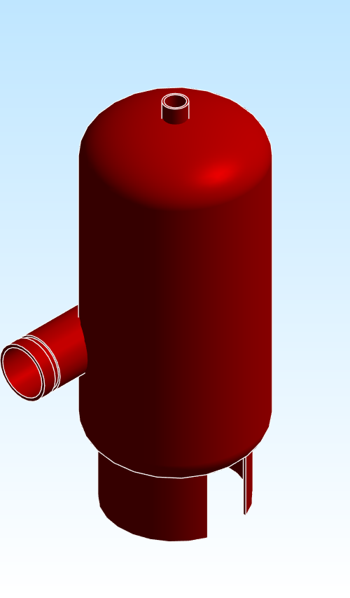 BG Rolairtrol Air Separator Grooved Less Strainer RL G