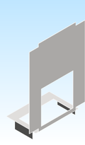 Bracket Stud Mount (Steel City) SSFSH CS