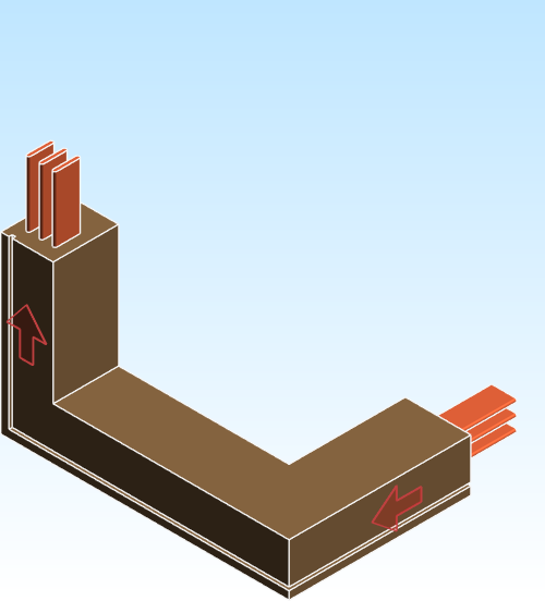 Busbar Elbow Combination CDR EI CRB Copper IEC