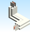 Busbar Elbow Combination CLU EI HPB Copper UL