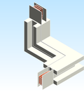 Busbar Elbow Combination CLU EI HPB Unpainted Copper IEC