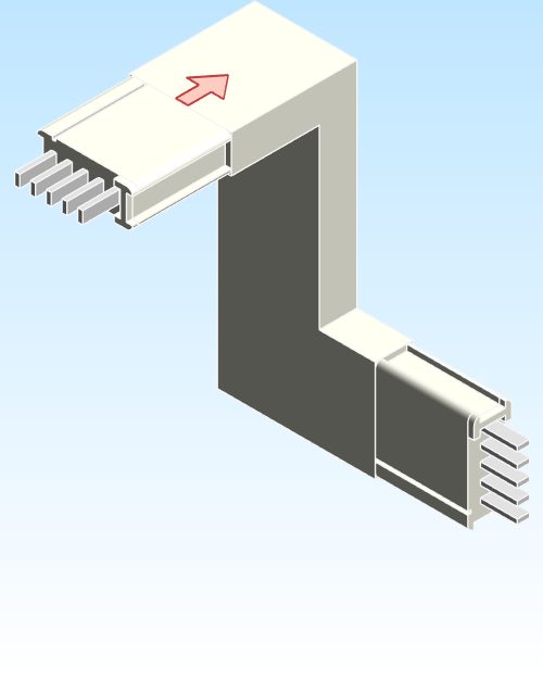 Busbar Elbow Combination CDR EI MPB3 Aluminum