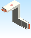 Busbar Elbow Combination CDR EI MPB3 Copper