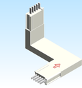 Busbar Elbow Combination CLU EI MPB3 Aluminum