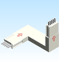 Busbar Elbow Combination CRU EI MPB3 Aluminum