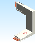 Busbar Elbow Combination CUL EI MPB3 Copper