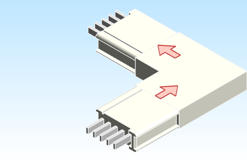 Busbar Elbow Edgewise EL EI MPB3 Aluminum
