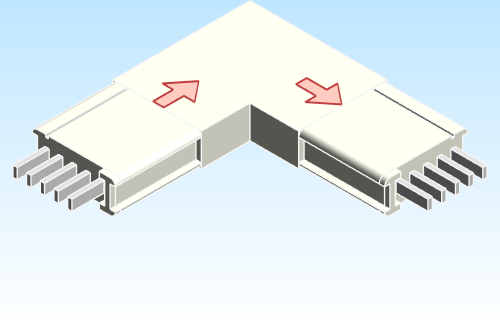 Busbar Elbow Edgewise ER EI MPB3 Aluminum