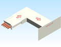 Busbar Flange Elbow Edgewise CRP EI MPB3 Copper