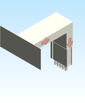 Busbar Flange Elbow Flatwise CPD EI MPB3 Aluminum