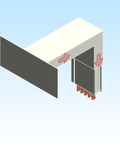 Busbar Flange Elbow Flatwise CPD EI MPB3 Copper