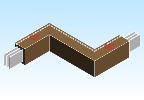 Busbar Offset Edgewise EOL EI CRB Aluminum IEC