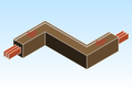 Busbar Offset Edgewise EOL EI CRB Copper IEC