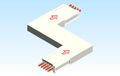 Busbar Offset Edgewise EOL EI MPB3 Copper