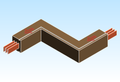 Busbar Offset Edgewise EOR EI CRB Copper IEC