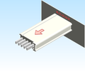 Busbar Panel Flange EI MPB3 Aluminum