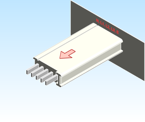 Busbar Panel Flange EI MPB3 Aluminum