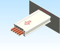 Busbar Panel Flange EI MPB3 Copper