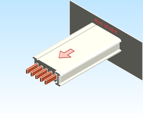 Busbar Panel Flange EI MPB3 Copper