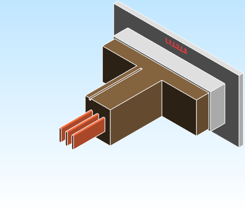 Busbar Panel Flange Flatwise T1 EI CRB Copper IEC