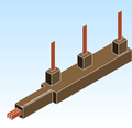 Busbar Panel Flange Parallel T11 EI CRB Copper IEC