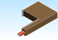 Busbar Panel Flange Parallel T12 EI CRB Copper IEC