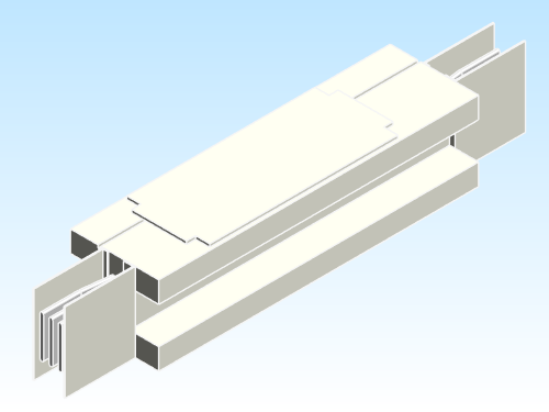 Busbar Straight Distribution EI HPB Aluminum IEC