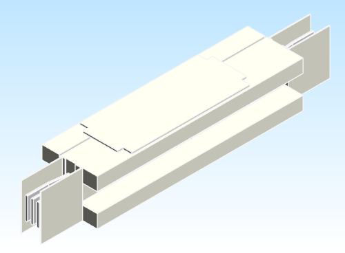 Busbar Straight Distribution EI HPB Aluminum UL