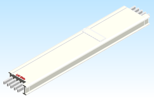 Busbar Straight Distribution EI MPB3 Aluminum