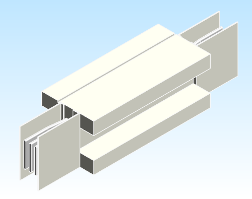 Busbar Straight Feeder EI HPB Aluminum IEC