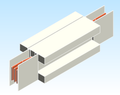 Busbar Straight Feeder EI HPB Unpainted Copper IEC