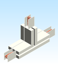 Busbar Tee Flatwise EI HPB GULF Copper IEC