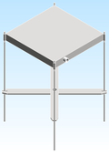 Ceiling Mounted Equipment Platform HOLDRITE Quick Stand SWHP