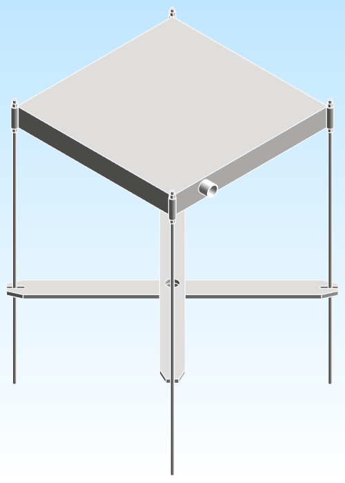 Ceiling Mounted Equipment Platform HOLDRITE Quick Stand SWHP