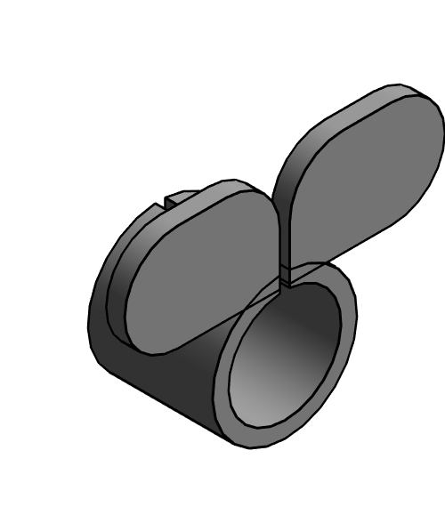 Clamp Suspension Plastic HOLDRITE 220 Series
