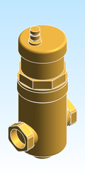 Compact Air Separator DISCAL Caleffi Brass 551