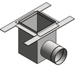 Constant Supply Register Round Duct Aldes CSB3 CS